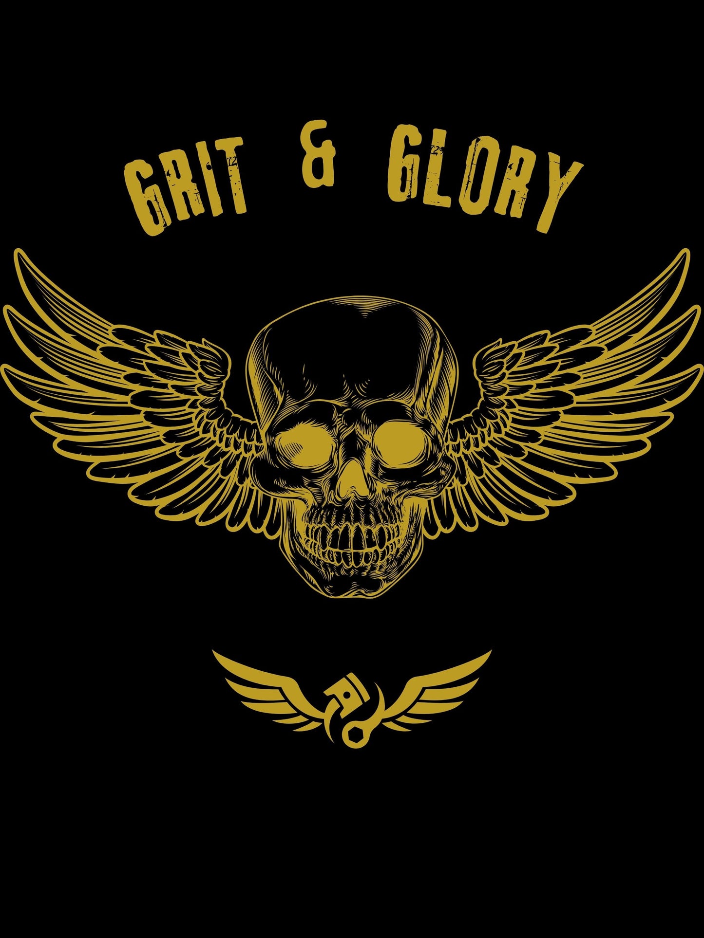 Sudadera moto negra - Grit & Glory