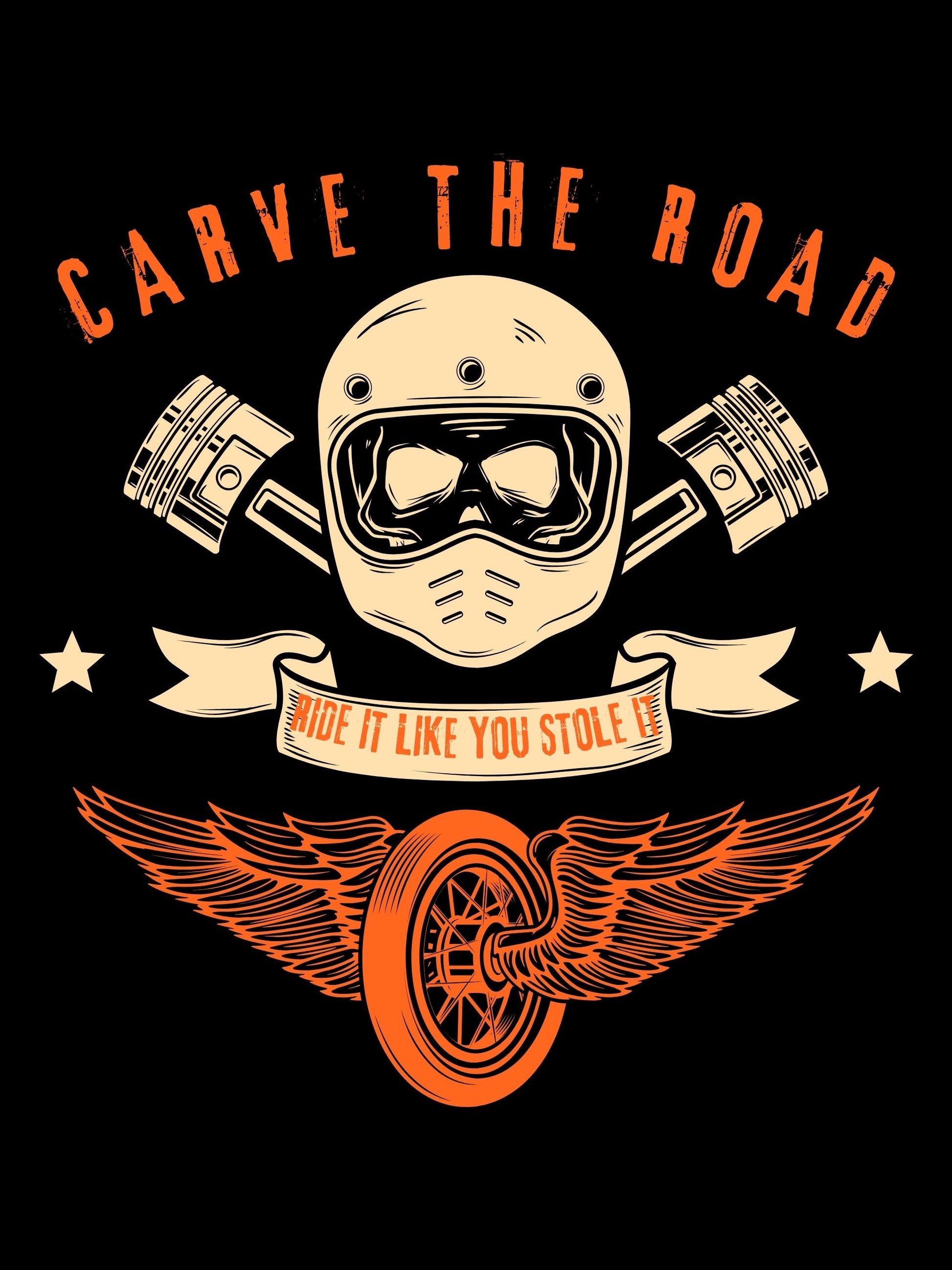 Carve the road, ride it like you stole it