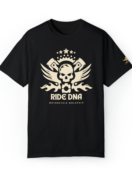 T-shirt moto à manches courtes noir - Ride DNA