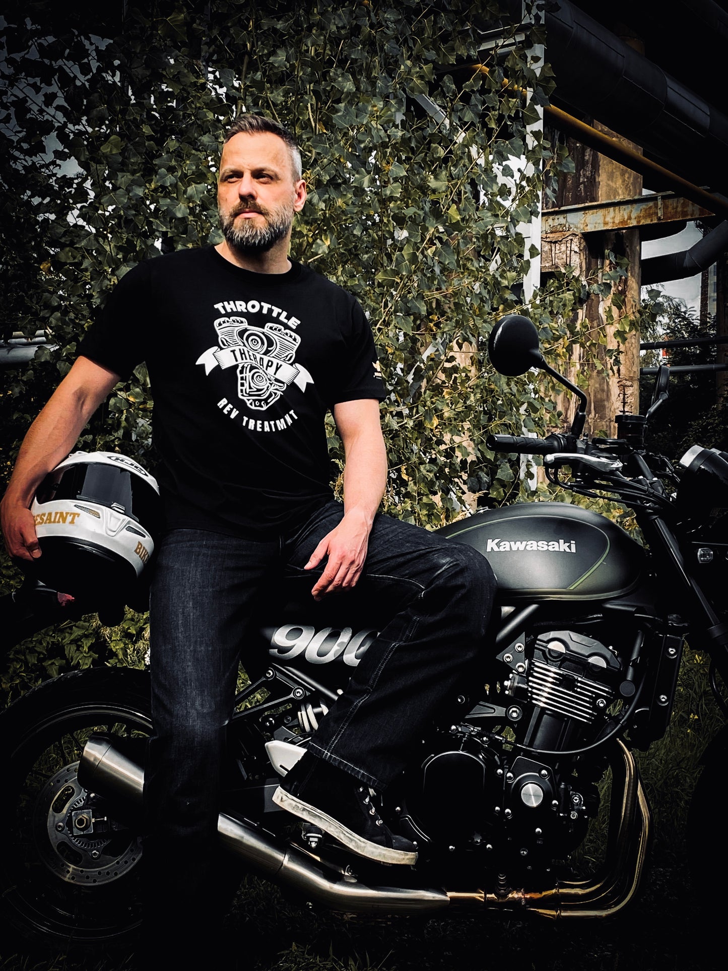 throttle therapy motorcycle t-shirt